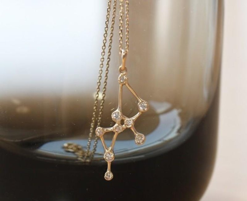 twinkle-pendant-K10YG2 - 項鍊 - 其他金屬 金色
