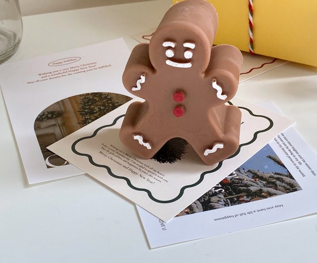 クリスマスコレクション】ジンジャーブレッドマンキャンドル