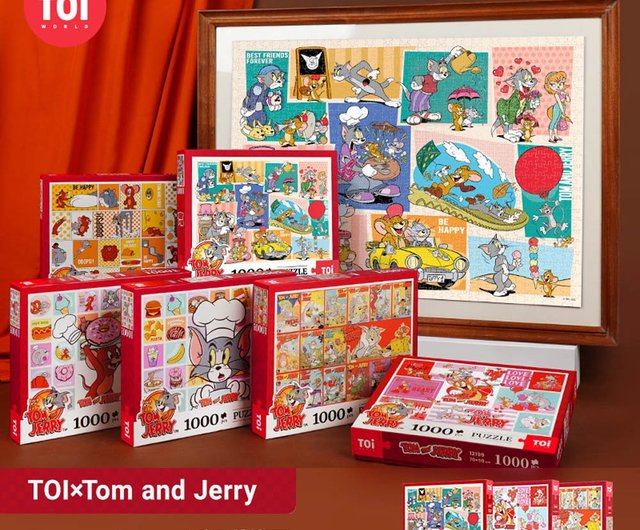 トムジェリ　1000ピースジグソーパズル Amazon.co.jp: ジグソーパズル トムとジェリー 木製 1000ピース