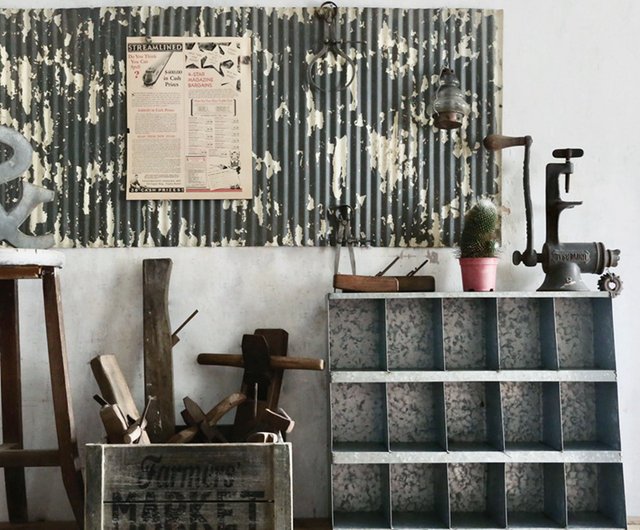 インダストリアルラック STAINLESS RECORDS BOX ・ 🪇 #metalic_furniture_mills#mills