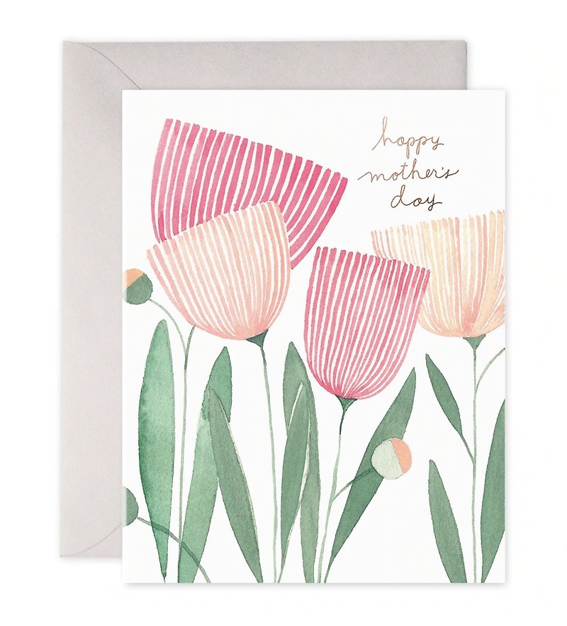 carnation mother's day card - การ์ด/โปสการ์ด - กระดาษ 