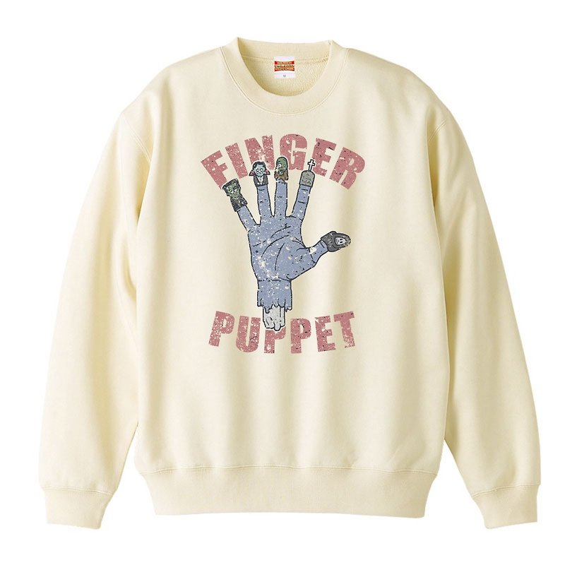 sweat / finger puppet - Men's T-Shirts & Tops - Cotton & Hemp Khaki