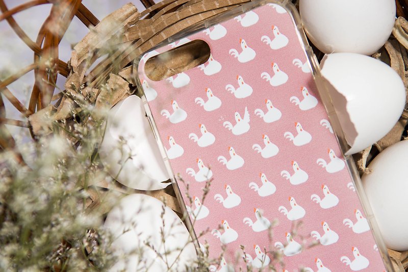 Pink chicken original phone shell full model support - Phone Cases - Plastic Pink