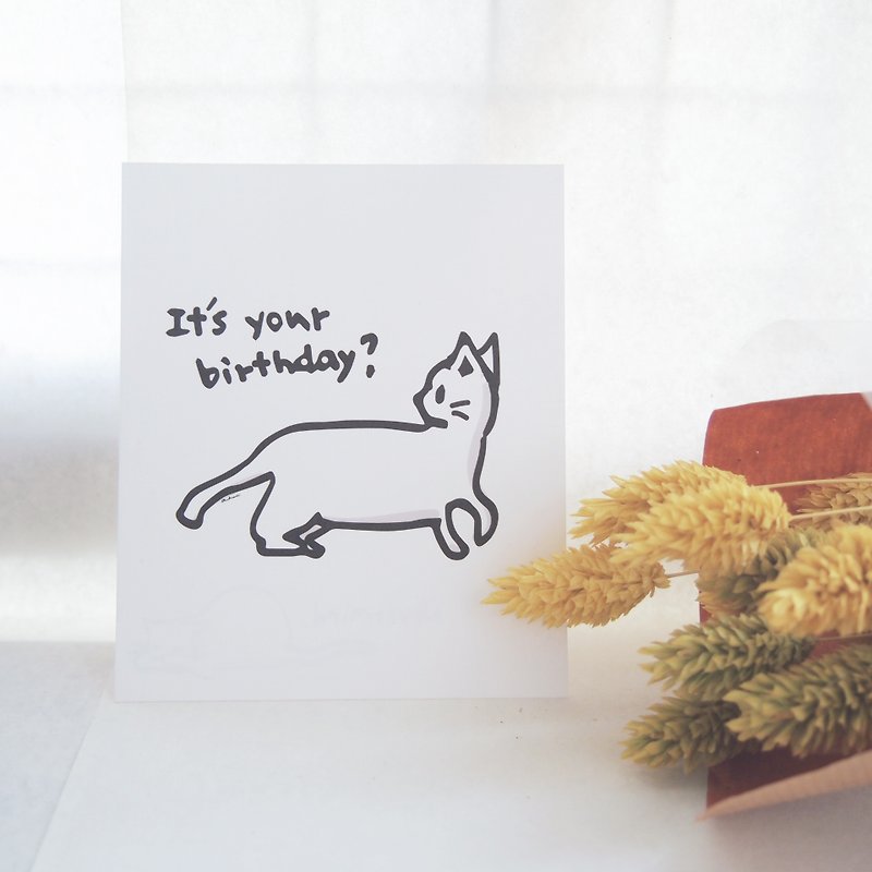 Your birthday-birthday card - การ์ด/โปสการ์ด - กระดาษ ขาว