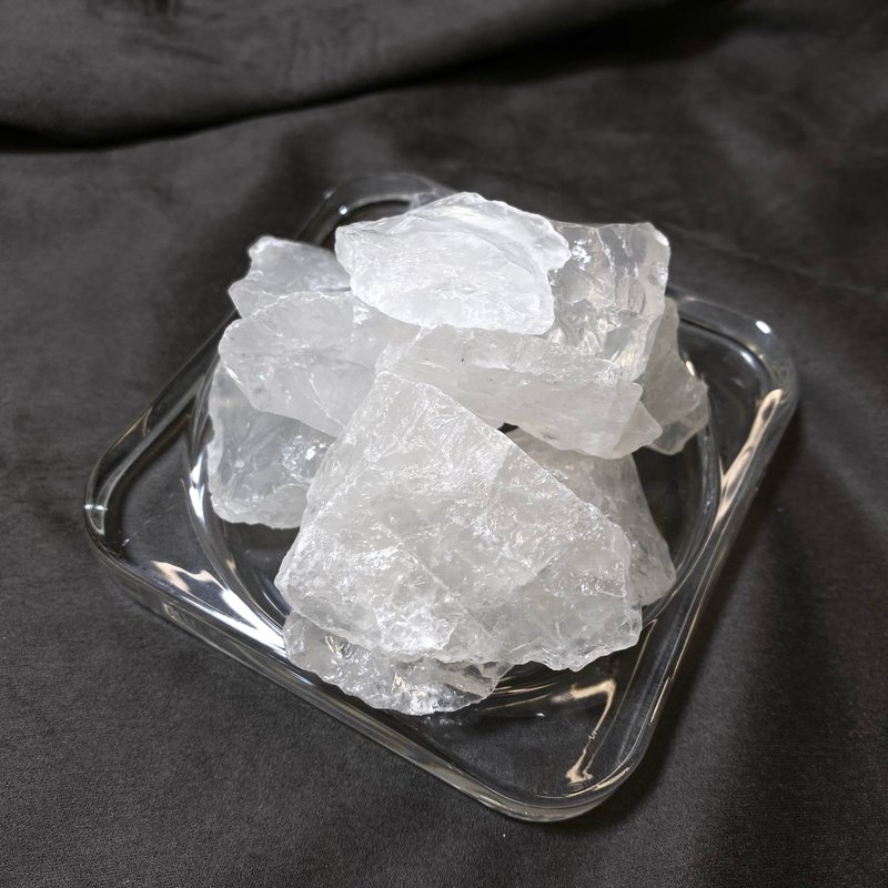 white crystal rough - ของวางตกแต่ง - คริสตัล ขาว