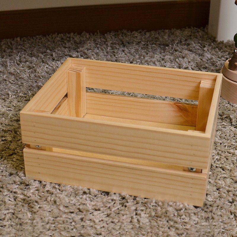 Country style storage wooden box / home storage - กล่องเก็บของ - ไม้ สีนำ้ตาล