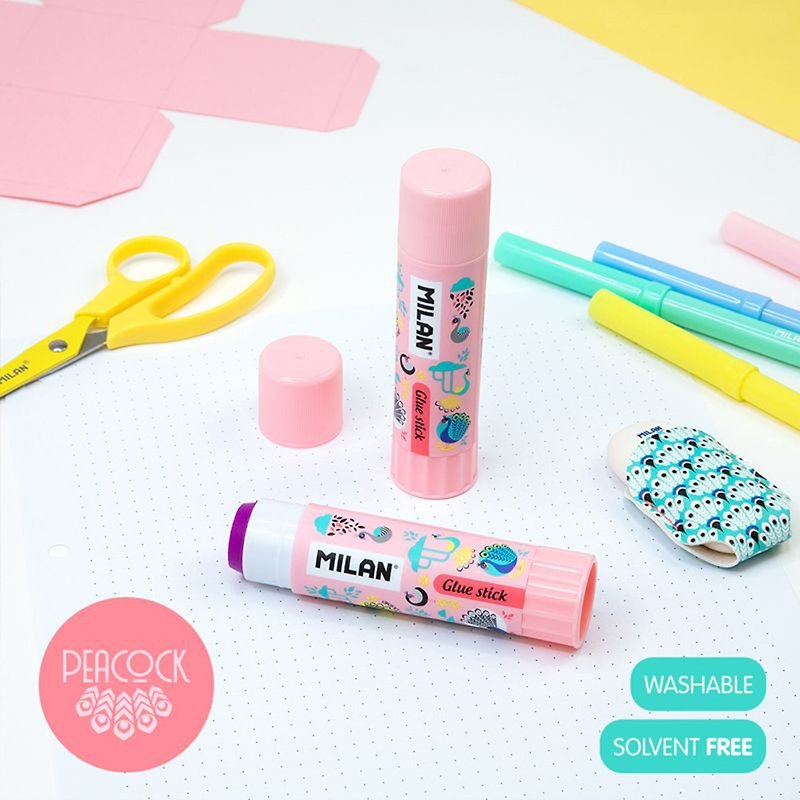MILAN Children's Special Color Changing Lipstick Gum_Peacock - Other Writing Utensils - Plastic Pink