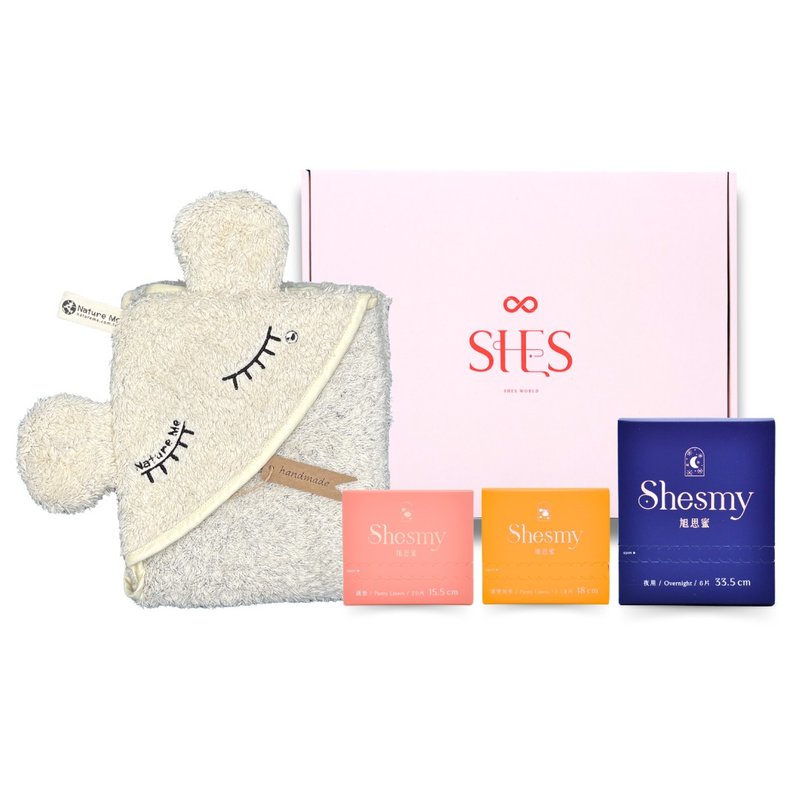 【彌月禮盒】Shesmy旭思蜜寵愛媽咪禮盒香氛款 | 滿月禮、生理期 - 彌月禮盒 - 棉．麻 粉紅色