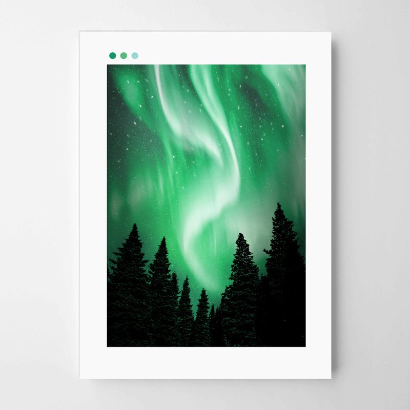 Forest Lights #3 畫 佈置 擺飾 臥室 浴室 餐廳 咖啡廳 - 擺飾/家飾品 - 紙 