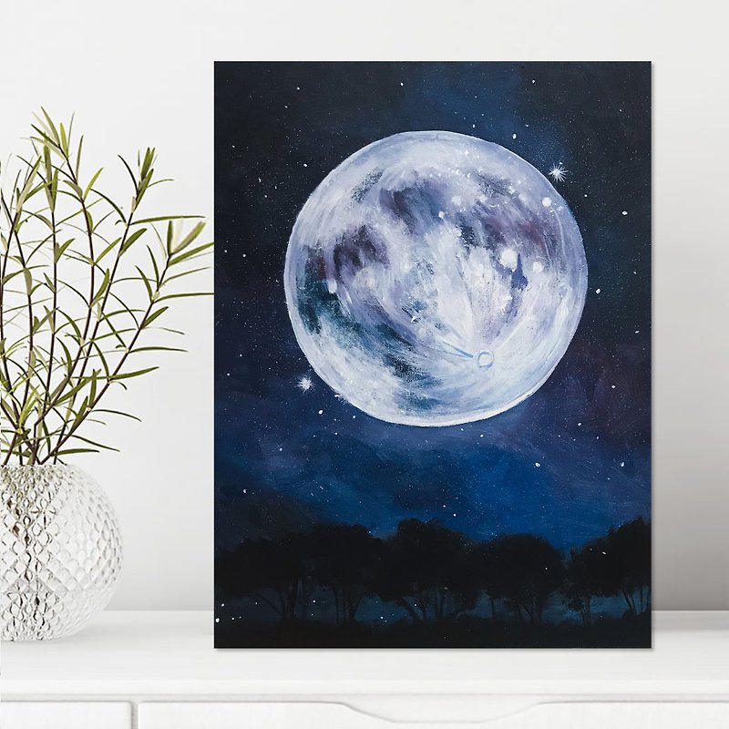 【體驗】月球塑膠彩畫班 The Moon Acrylic Painting Class