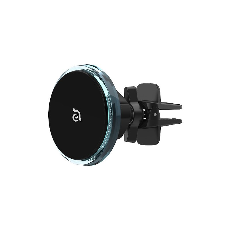[ADAM Yaguo Element] OMNIA CX1 LED glare blue car magnetic charger - Phone Accessories - Other Metals Black