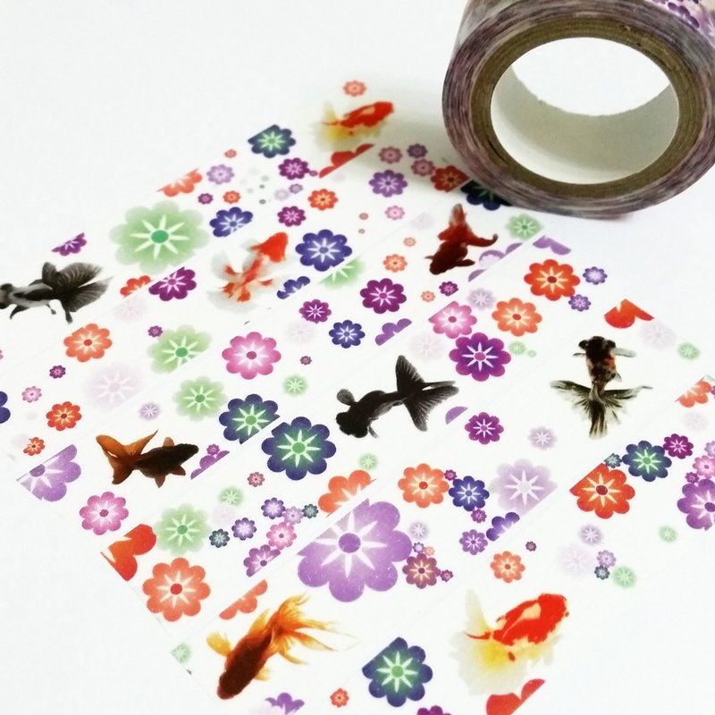 Sample Washi Tape Goldfish In Heaven - Washi Tape - Paper 