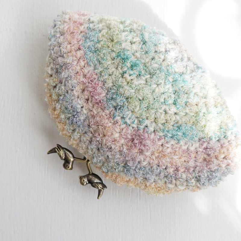 Ba-ba handmade Crochet pouch No.C1550 - 化妝包/收納袋 - 其他材質 多色