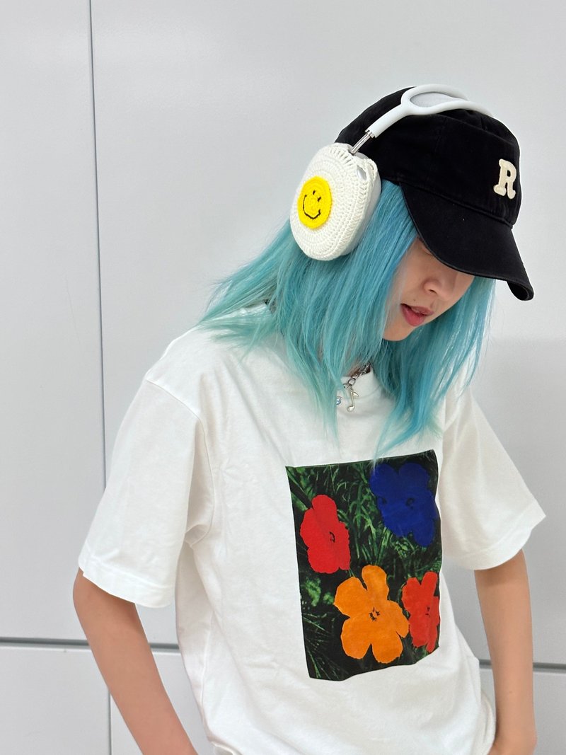 原創設計可愛笑臉 AirPod Max 保護套 索尼 XM5 頭戴式耳機 - 耳機/藍牙耳機 - 其他材質 