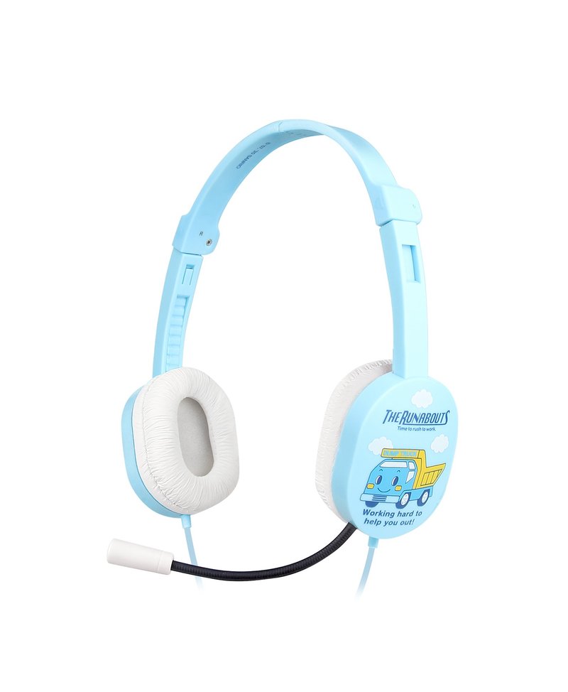 Kids Computer Stereo Headset - THE RUNABOUTS - Headphones & Earbuds - Plastic Blue