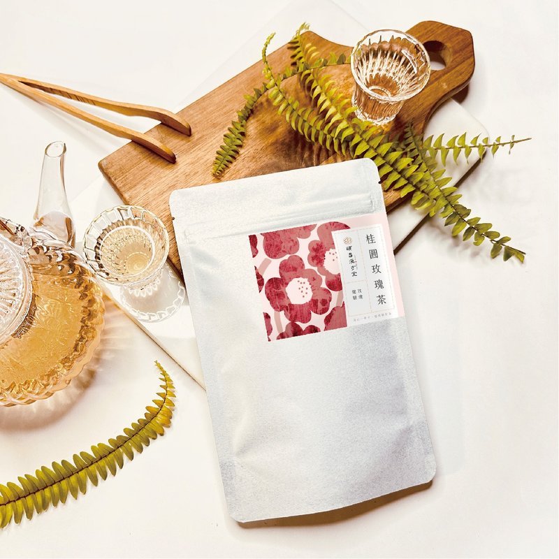 桂圓玫瑰茶 漢方養生茶 10入 紅棗 龍眼 玫瑰 - 養生/保健食品/飲品 - 新鮮食材 粉紅色
