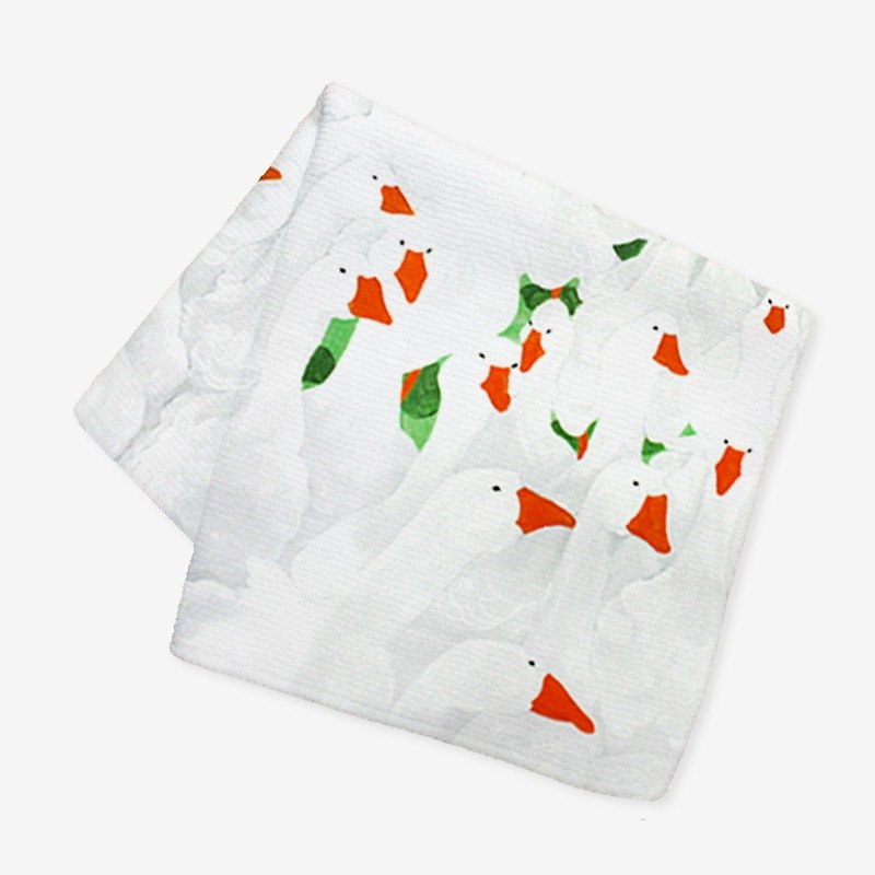 鵝｜柔軟親膚方巾 - 毛巾浴巾 - 聚酯纖維 多色