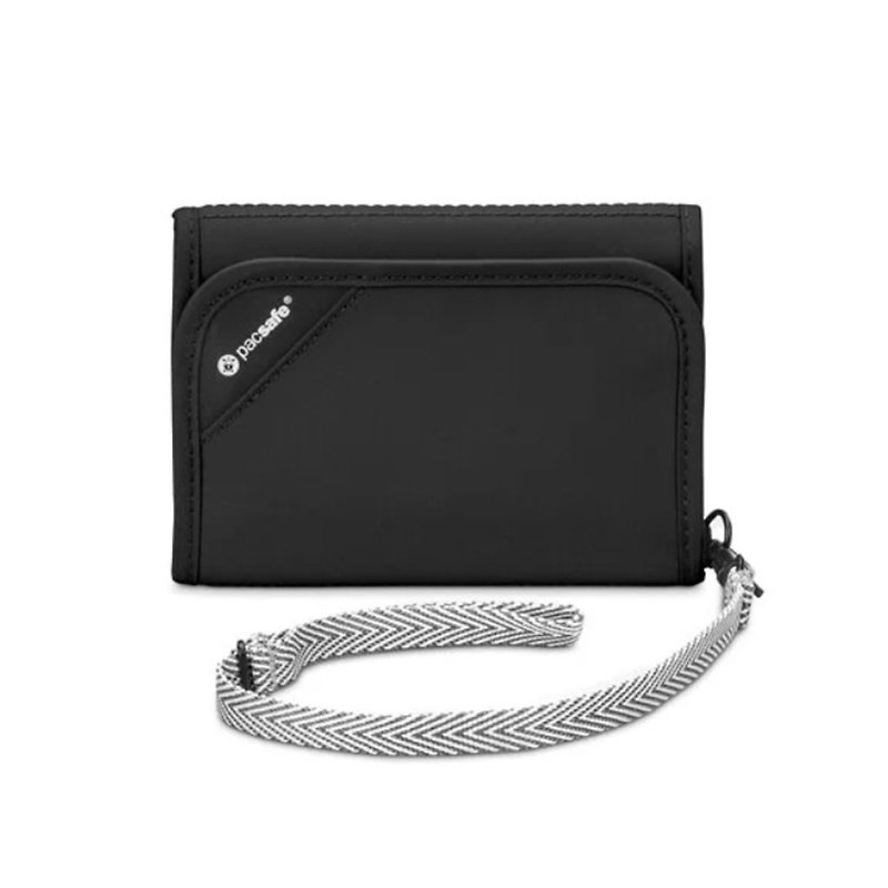 Pacsafe RFIDsafe | 盗難防止およびスキミング防止ショート クリップ V125 - 財布 - その他の素材 ブラック