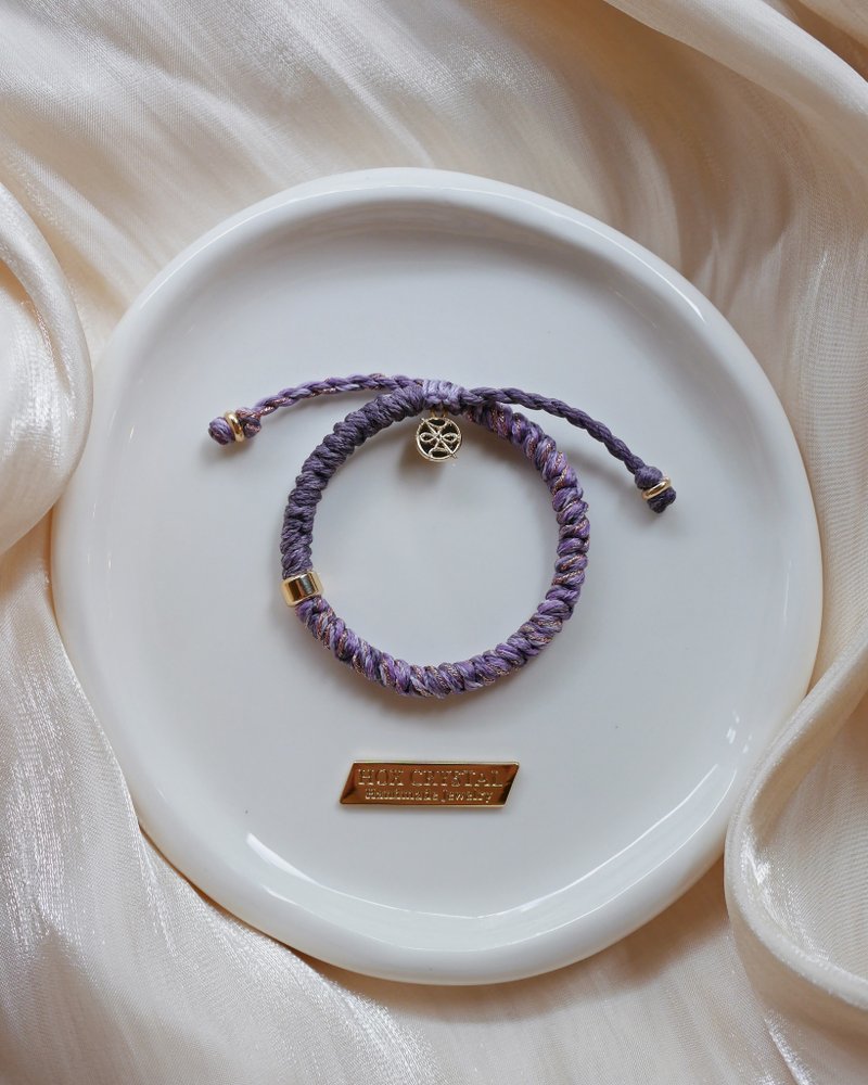 HOX CRYSTAL Protective Vajra Knot Rope - Mixed Colors - Bracelets - Other Materials Purple