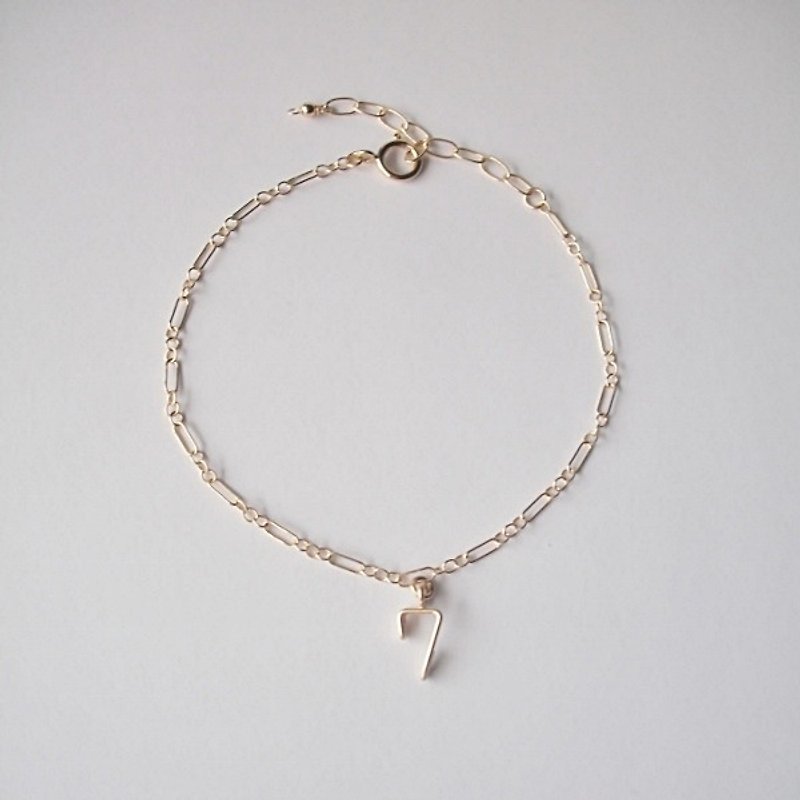 Number chain bracelet - Bracelets - Thread Gold