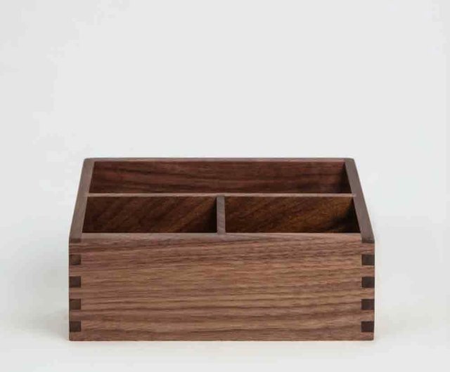 6cm Square Solid Oak Box with Lift-off Lid