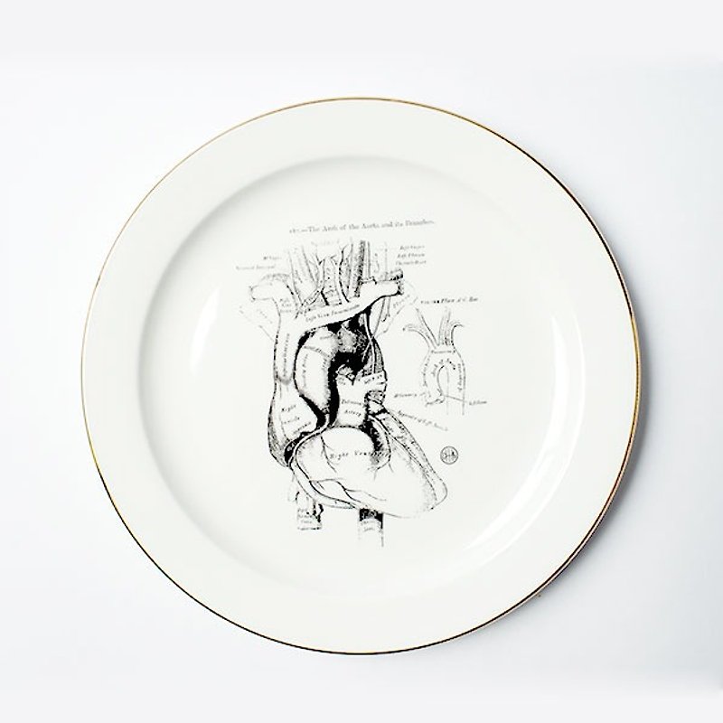 Donghai Hospital Porcelain Plate Series (3 styles) - จานเล็ก - เครื่องลายคราม 