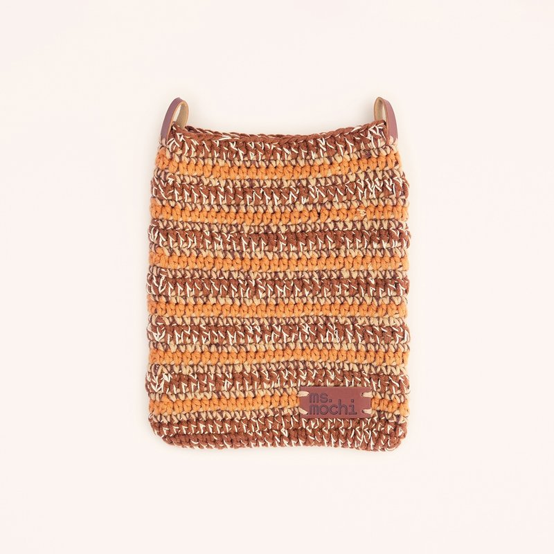 手工小針包 #來一起偷懶 #3 - 側背包/斜孭袋 - 其他人造纖維 咖啡色