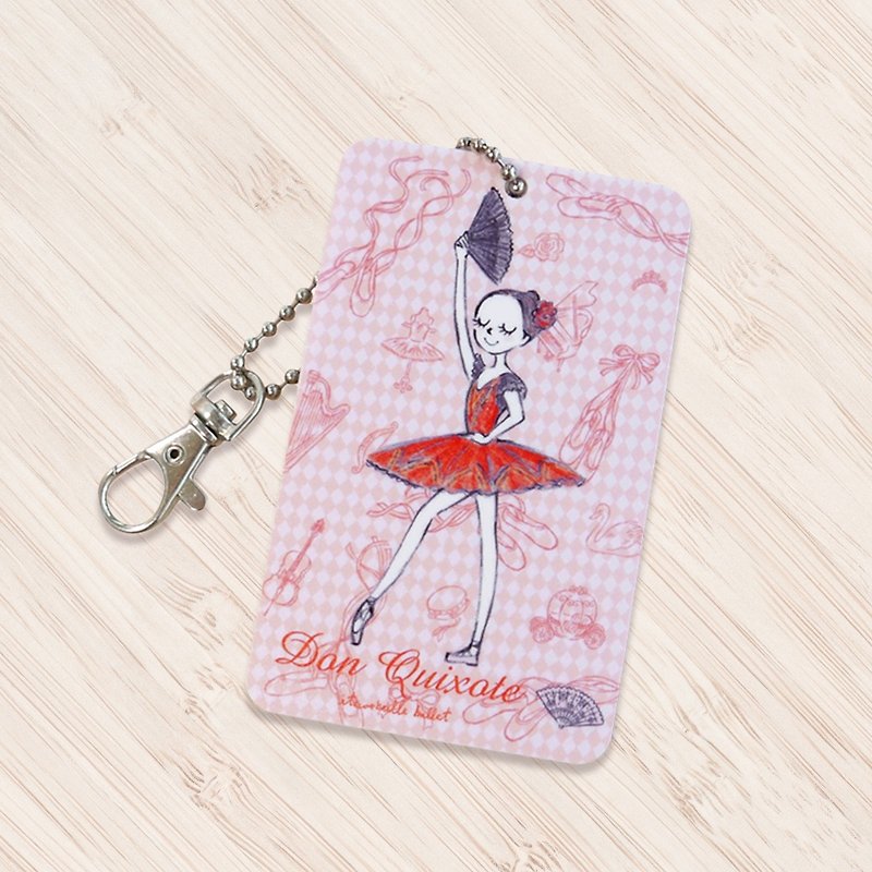Yizhike Ballet | Don Quixote Portable Card Holder / Ticket Holder - ID & Badge Holders - Plastic Pink