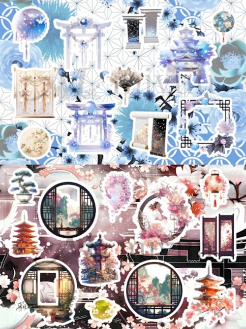 ②ayyjewel デザインペーパー　コラージュシート ②ayyjewel デザインペーパー コラージュシート