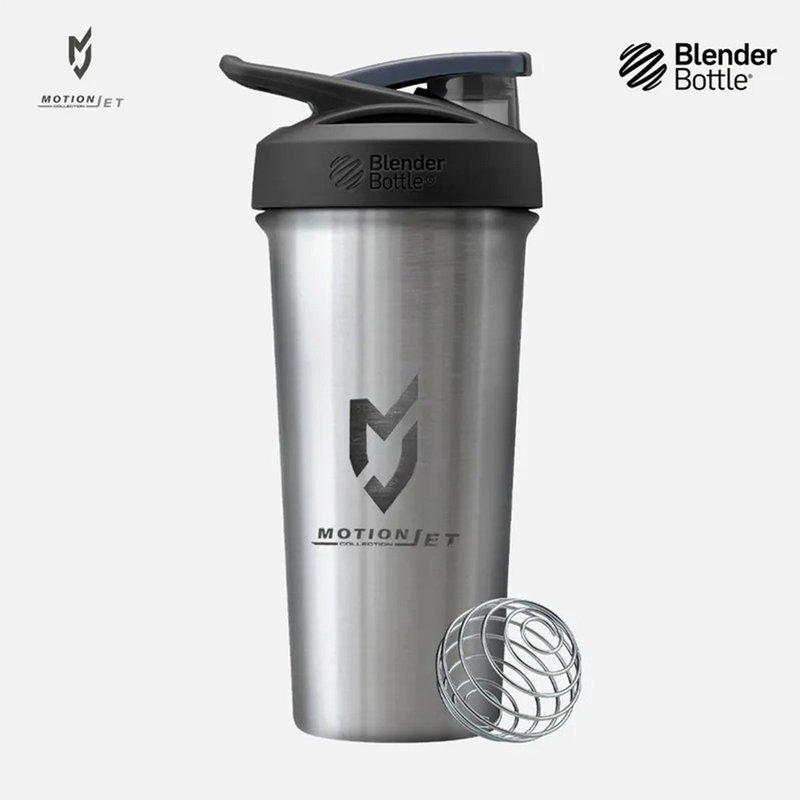 MJC & Blender Bottle Stainless Steel Collaboration Kettle 24 oz - (Starlight Silver) - กระบอกน้ำร้อน - วัสดุอื่นๆ สีเงิน