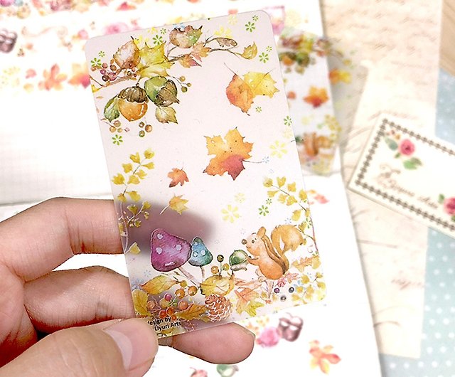 Colorful Masking tape card (Easy to pack a part of MT for exchange or  selling) - Shop Lilly Bloom Cards & Postcards - Pinkoi