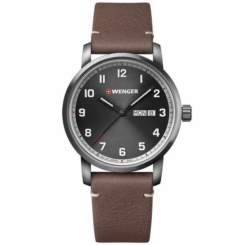 WENGER Attitude Metropolis Watch - Men's & Unisex Watches - Stainless Steel Gray