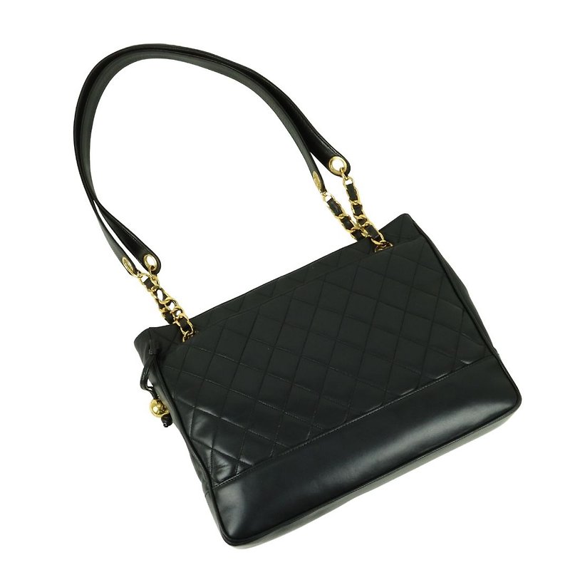 Chanel Matelasse Chain Tote Bag No. 30 - 01419 - Messenger Bags & Sling Bags - Genuine Leather Black