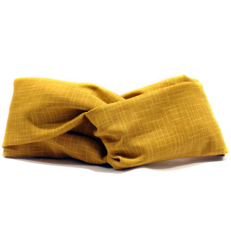 Japanese mustard yellow ribbon ◎ ◎ MIX - เครื่องประดับผม - ผ้าฝ้าย/ผ้าลินิน สีเหลือง