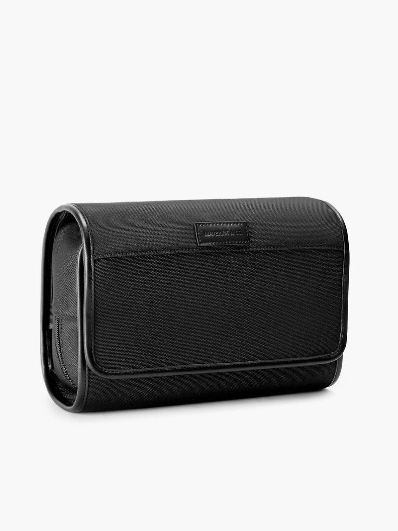 Nexus travel toiletry bag (black) - กระเป๋าเครื่องสำอาง - วัสดุอีโค สีดำ