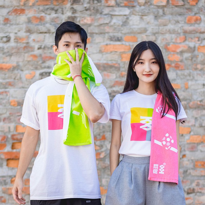 Long sports towel (2 colors/first edition) - ผ้าขนหนู - ผ้าฝ้าย/ผ้าลินิน หลากหลายสี