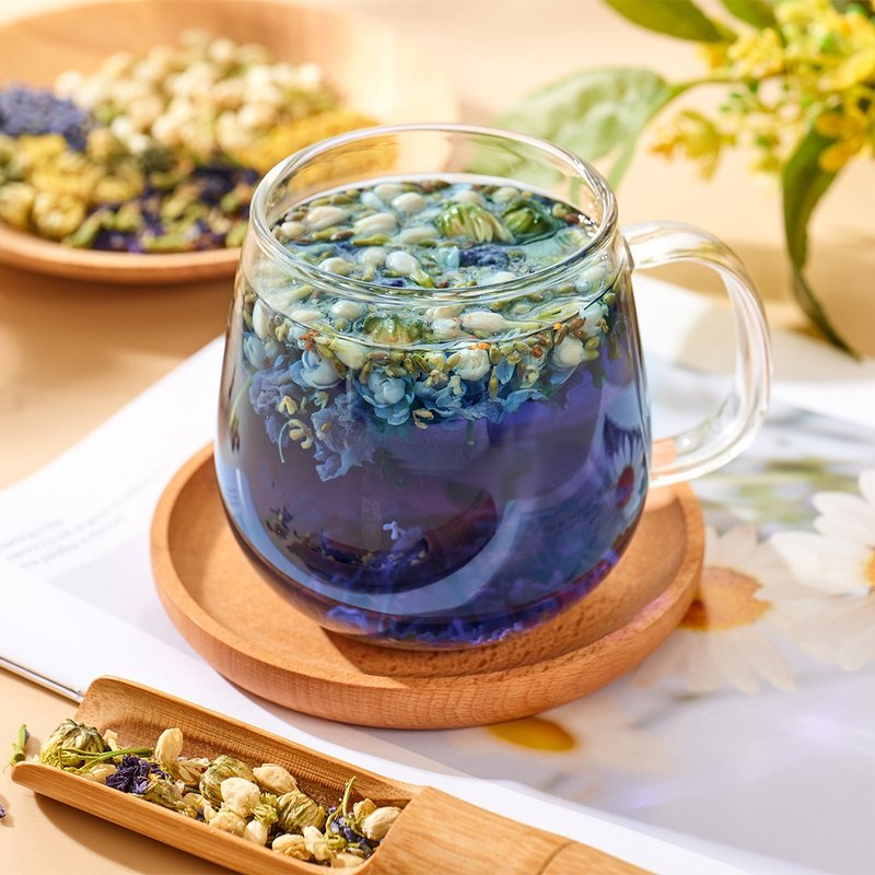 安神蝶豆花茶 (8包/袋) 薰衣草,茉莉花,蝶豆花 改善失眠舒緩緊張 - 茶葉/茶包/水果茶 - 其他材質 