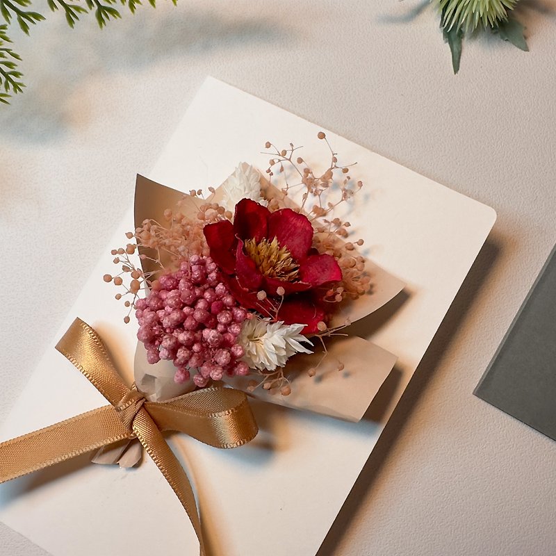 24 hours fast shipping/Mother’s Day bouquet card/Handmade card/Birthday/Mother’s Day/Valentine - การ์ด/โปสการ์ด - กระดาษ สึชมพู