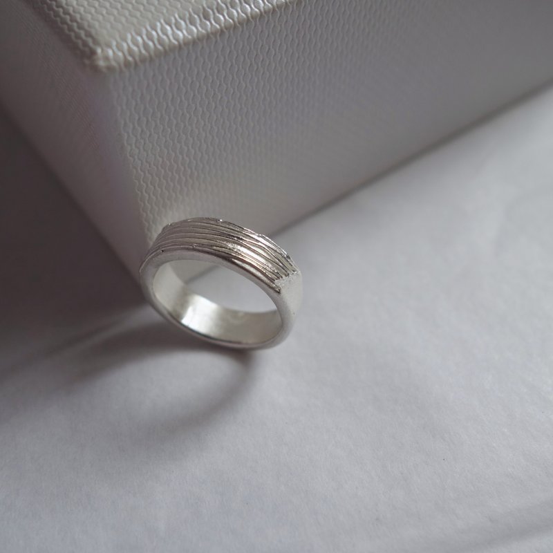 999純銀【七銀彩虹】尾戒戒指 - 戒指 - 純銀 銀色