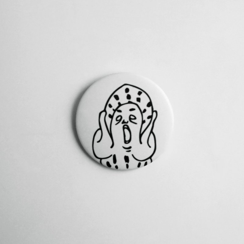 Peanuts/Peanuts Badge - Badges & Pins - Plastic White