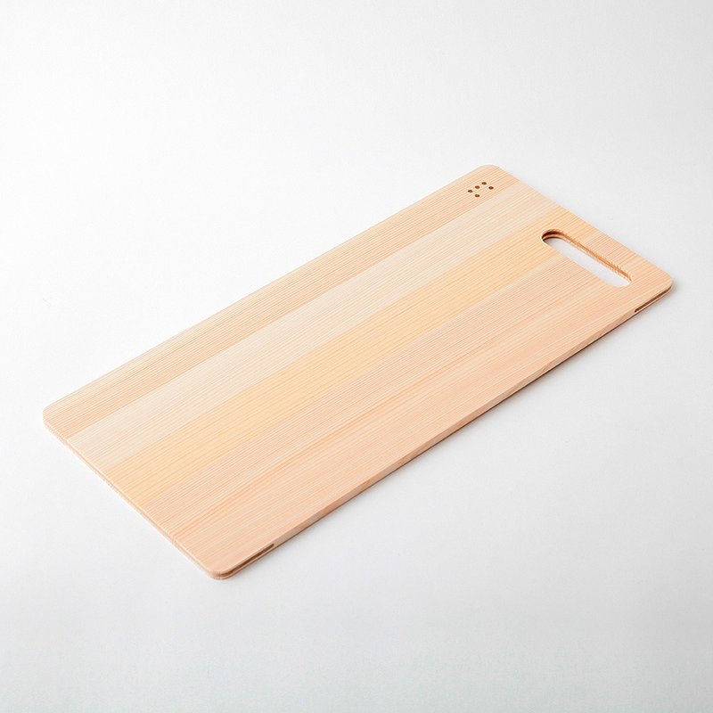 日本FORMLADY 小泉誠 ambai X 土佐龍日製四萬十檜木砧板-長方形L - 托盤/砧板 - 木頭 黃色