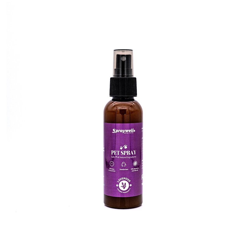 Spraywell Natural Aromatherapy Spray for Pets - Lavender (100ml) - Cleaning & Grooming - Other Materials Purple