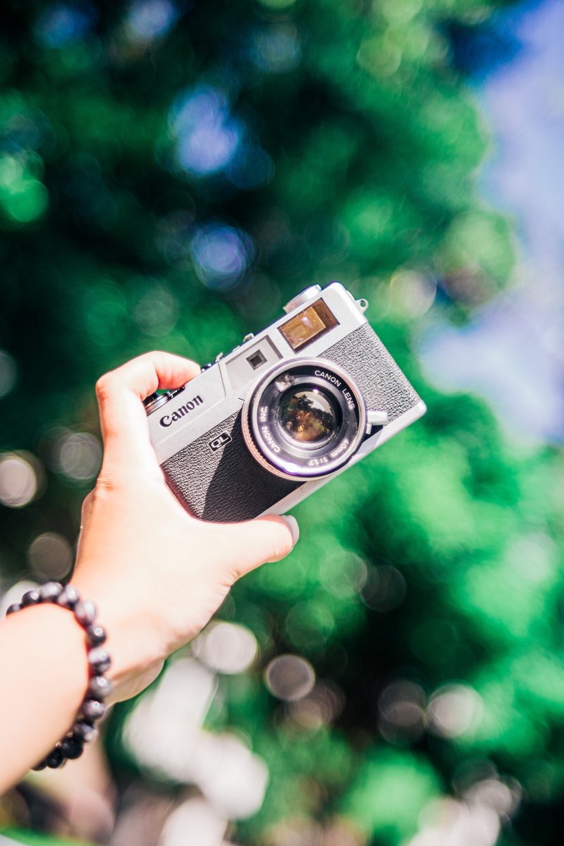 【經典旁軸】【已實拍】 Canon Canonet QL17 底片相機 - 相機/拍立得/底片相機 - 其他金屬 銀色