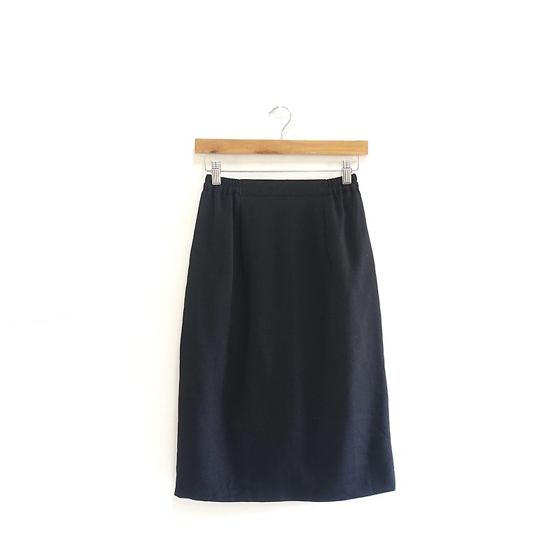 │Slowly│Classic Black - Vintage Dress │vintage. Vintage. - Skirts - Polyester Black