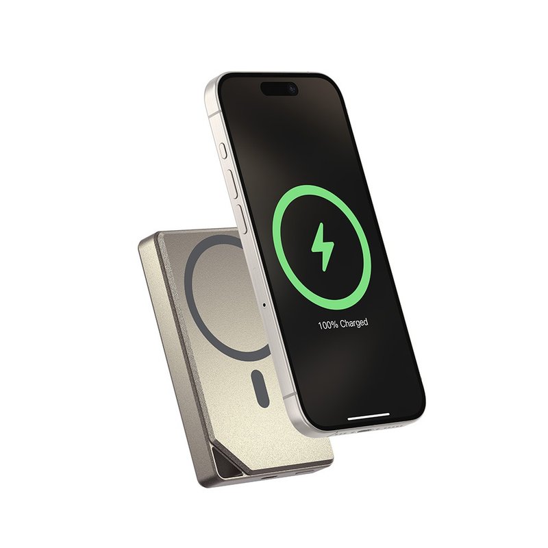 mophie Essentials 金屬磁吸移動電源 10000 mAh 玫瑰金 - 行動電源/充電線 - 其他材質 