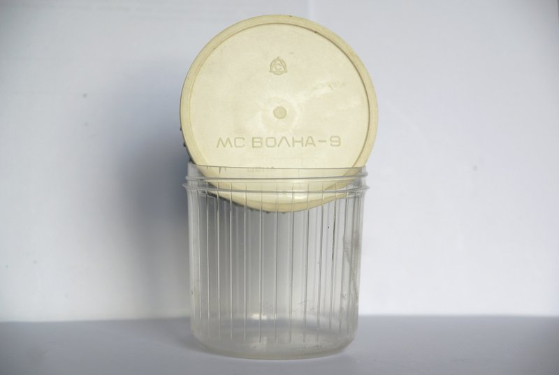 Lens box case for MC Volna-9 lens LZOS logo plastic USSR - 相機/拍立得/底片相機 - 塑膠 透明