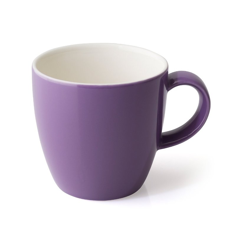 美國FORLIFE經典圓潤茶杯/咖啡杯單-紫 - 杯子 - 瓷 紫色
