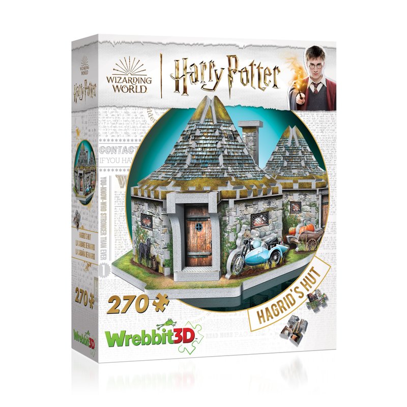 Hagrid's Hut/3D Puzzle - เกมปริศนา - วัสดุอื่นๆ หลากหลายสี