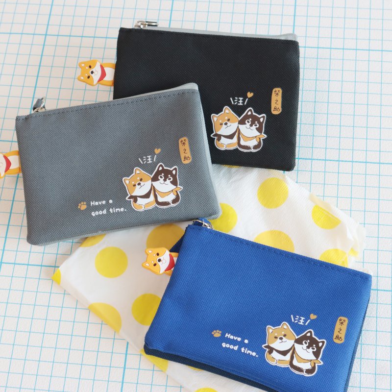 柴之助 / 雙層零錢包 - 零錢包/小錢包 - 聚酯纖維 