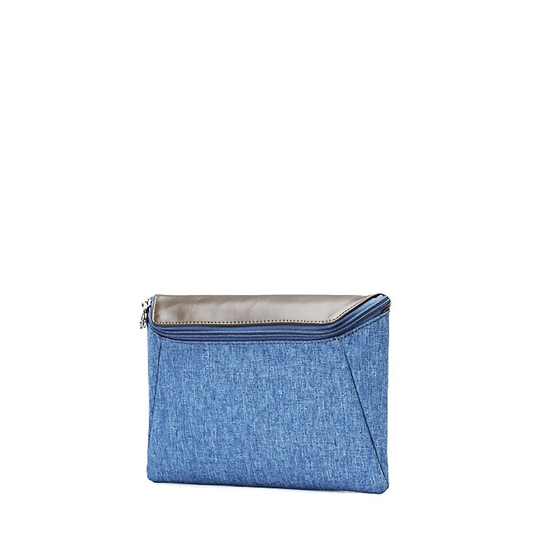 Amore Aegert Walker Series Light Traveler Bag Grey Blue - Messenger Bags & Sling Bags - Other Materials Blue